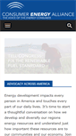 Mobile Screenshot of consumerenergyalliance.org